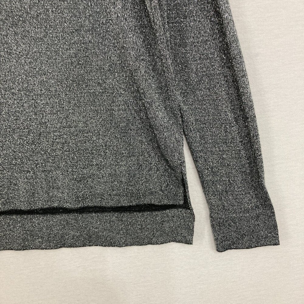 Peruvian Connection Medium Gray Silver Long Sleev… - image 8